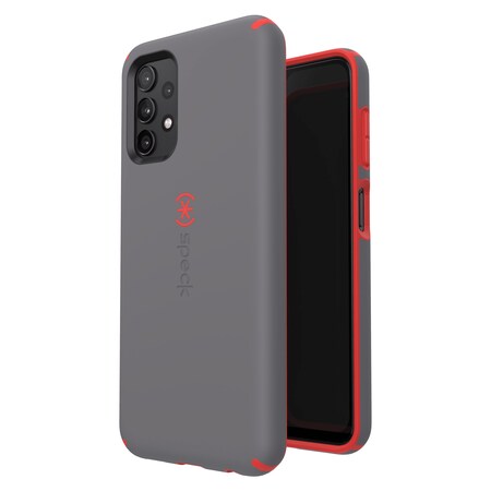 Speck Presidio Impact Hero Case For Samsung Galaxy A13, Moody Grey And Turbo Red 145131-9228